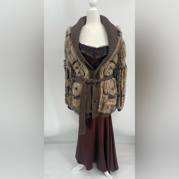 Ralph Lauren Collection Vintage Silk Gown Dress Embroidered Maxi 90s Slip Formal - Picture 15 of 15